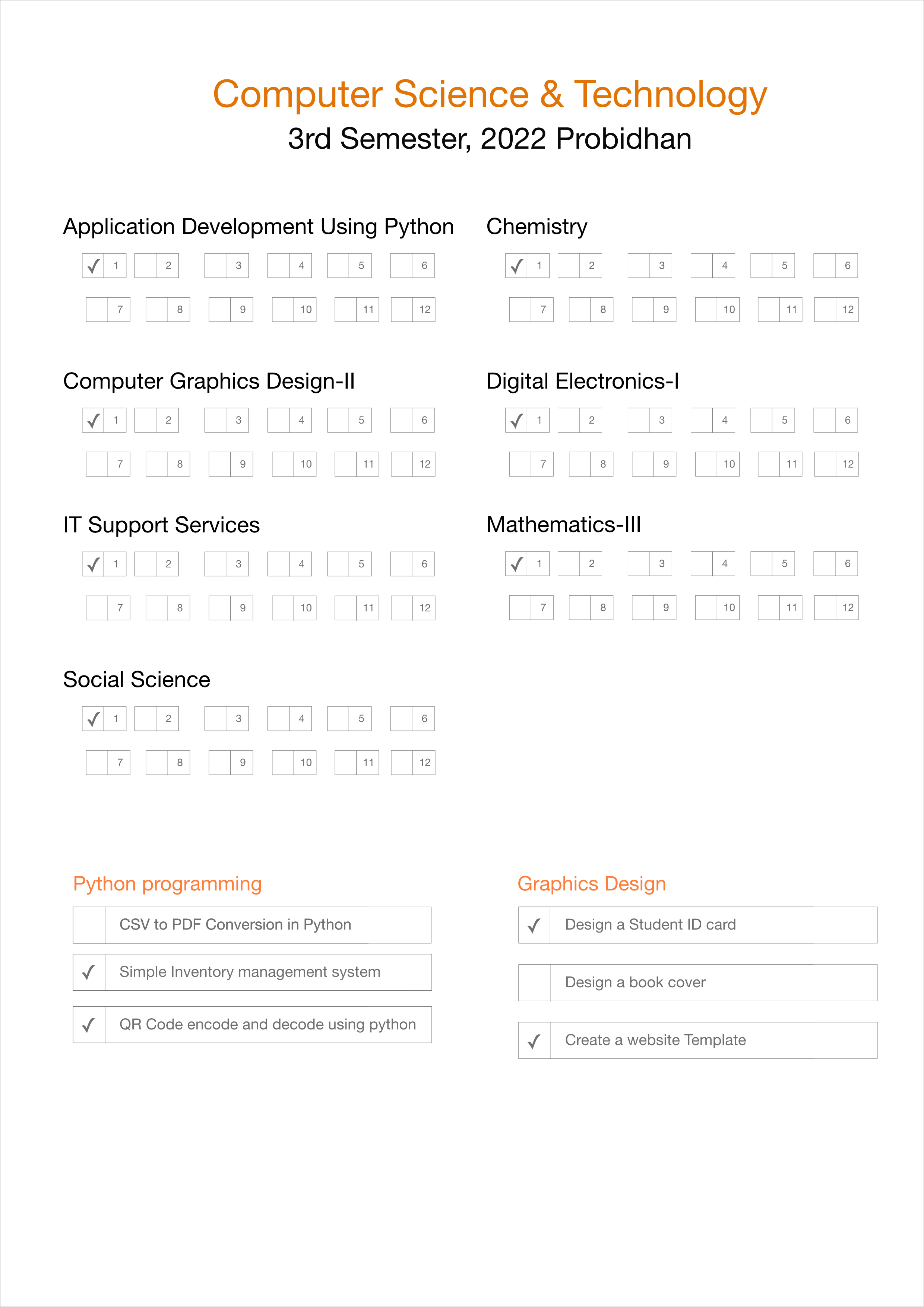 Semester StudyPlanner